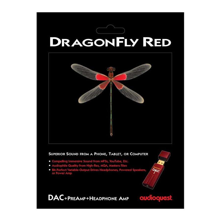 AUDIOQUEST DAC DRAGON FLY RED