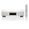 DENON DCD-30000NE lecteur SACD argent, vue de face avec télécommande et afficheur allumé