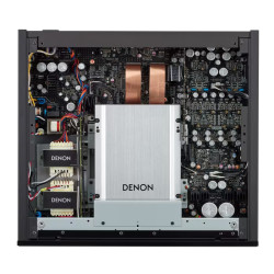 DENON DCD-3000NE lecteur SACD noir, vue intérieure circuits et bloc mécanique blindé