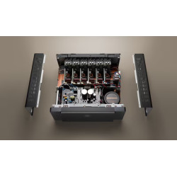 MARANTZ AMP 20 amplificateur de puissance, vue éclatée châssis et panneaux latéraux démontés