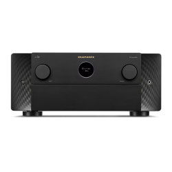 MARANTZ AV 20 préamplificateur audio-vidéo noir, vue de face avec écran central et deux molettes