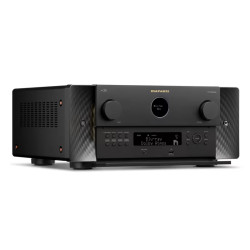 MARANTZ AV 30 préamplificateur AV, vue trois quarts façade ouverte touches et port USB