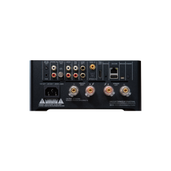 NAD M10 V3 amplificateur streaming, panneau arrière connectique RCA, HDMI eARC et borniers