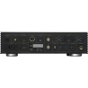ROSE RS130 lecteur réseau argent, panneau arrière connectique USB HDMI Ethernet et sorties AES/EBU coaxiale optique
