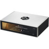 ROSE RS130 lecteur réseau argent, vue trois quarts écran tactile lecture FLAC 24bit 192kHz
