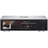 ROSE RS130 lecteur réseau argent, façade écran tactile affichage lecture en cours