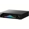EVER SOLO EVERSOLO DAC Z10 convertisseur vue angle, affichage spectre audio multicolore
