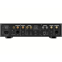EVER SOLO EVERSOLO DAC Z10 DAC panneau arrière, connectique XLR RCA coaxial optique AES IIS et USB