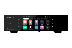 EVER SOLO EVERSOLO T8 lecteur réseau streaming, vue de face écran tactile couleur services musicaux
