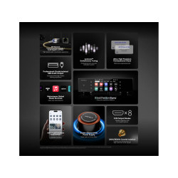 EVER SOLO EVERSOLO T8 lecteur réseau, infographie technologies écran 6 pouces horloge femtoseconde