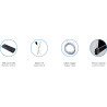 LUMENE COLISEUM Extra Bright LT 16/9 accessoires télécommande, déport IR, câble trigger et tension latérale