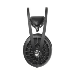 MEZE 105 AER casque ouvert, vue de profil grille transducteur motif organique