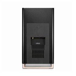 TRIANGLE CAPELLA 2 enceinte noir, face arrière avec module actif Capella et antenne