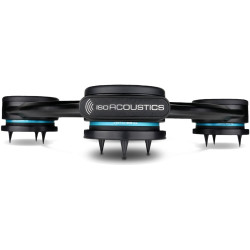 ISO ACOUSTICS ISOACOUSTICS APERTA SUB XL isolateur acoustique caisson de basses, vue de face trois pieds à pointes