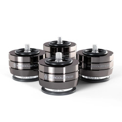 ISO ACOUSTICS ISOACOUSTICS GAIA II Neo (x4) finition argent, isolateurs acoustiques pour enceintes avec vis de fixation