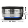 ISO ACOUSTICS ISOACOUSTICS OREA Indigo isolateur acoustique, dimensions 58mm de diamètre et 33mm de hauteur