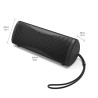 KEF MUO enceinte Bluetooth portable noire, dimensions 216x82x59mm avec dragonne tressée