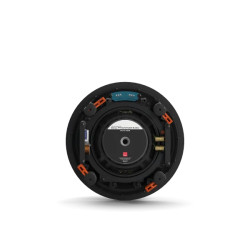 DALI PHANTOM E-60 enceinte encastrable, vue arrière aimant central, clips de fixation et connecteurs