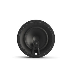 DALI PHANTOM E-80 enceinte encastrable, vue de face woofer et tweeter sur baffle noir circulaire