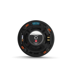 DALI PHANTOM E-80 enceinte encastrable, face arrière aimant bornes de connexion et étiquette technique