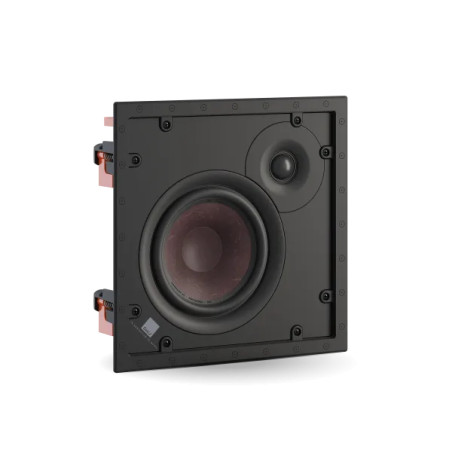 DALI PHANTOM H-60 enceinte encastrable, vue trois quarts avec haut-parleur et tweeter sans grille