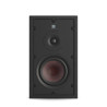DALI PHANTOM H-60-R enceinte encastrable, vue de face tweeter dôme et woofer membrane rouge