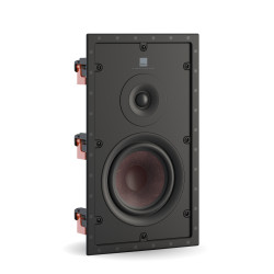 DALI PHANTOM H-60-R enceinte encastrable deux voies, vue trois quarts avec pattes de fixation