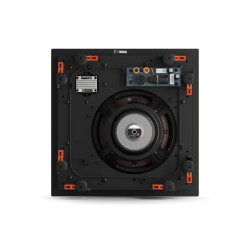DALI PHANTOM H-80 enceinte encastrable, face arrière avec filtre, bornier et système de fixation