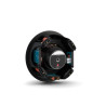 DALI PHANTOM K-60 enceinte encastrable, vue arrière trois quarts circuit et connectique