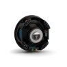 DALI PHANTOM K-80 enceinte encastrable, vue arrière trois quarts structure et bornes de connexion