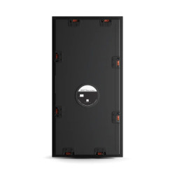 DALI PHANTOM S-180 enceinte encastrable, vue arrière clips de fixation et bornier