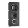 DALI PHANTOM S-180 enceinte encastrable, vue de trois quarts opposée drivers et tweeter visibles
