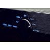 MUSICAL FIDELITY A1 amplificateur classe A, gros plan sélecteur de sources Tuner AUX CD Phono Tape