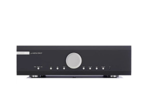 MUSICAL FIDELITY M6Si amplificateur intégré HI-FI noir, vue de face bouton de volume central et sélecteurs de sources