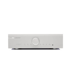 MUSICAL FIDELITY M6Si amplificateur intégré HI-FI finition argent, vue de face avec gros bouton volume central