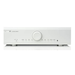 Musical Fidelity M6s PRE préamplificateur hi-fi argent, vue de face façade aluminium bouton volume central