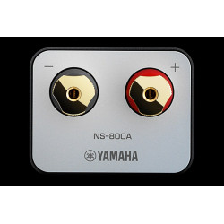 YAMAHA NS800A enceinte bibliothèque, bornier arrière avec connecteurs dorés plaqués