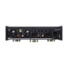 TEAC PE-505 préamplificateur phono noir, panneau arrière entrées XLR RCA sorties ligne et prise secteur