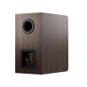 DYNAUDIO EMIT 20 enceinte bibliothèque noyer, vue arrière event bass reflex et bornier double