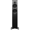 DYNAUDIO EMIT 30 enceinte colonne Hi-Fi finition noyer, vue de face avec tweeter et deux haut-parleurs