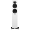 DYNAUDIO EMIT 30 enceinte colonne Hi-Fi finition blanc satin, vue de face tweeter et deux haut-parleurs