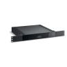 NAIM CI-UNITI 102 amplificateur HI-FI, vue trois quarts avec oreilles de montage en rack 19 pouces