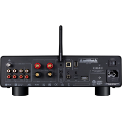QUAD QUAD 3 amplificateur intégré, panneau arrière connectique RCA phono AUX USB coaxial optique