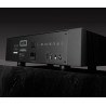 QUAD PLATINA CDT (FINITION : Noir) lecteur CD, vue arrière trois quarts connectique et radiateur latéral