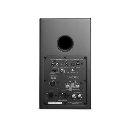 TRIANGLE LN01A enceinte active, panneau arrière connectique RCA phono, optique, coaxial et sub out