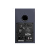 TRIANGLE LN01A enceinte active bleu, panneau arrière connectique RCA optique coaxial et évent bass-reflex