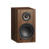 TRIANGLE LN01A enceinte Bluetooth active châtaignier, vue trois quarts tweeter et woofer apparents