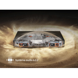 HISENSE L9Q vue éclatée du système audio intégré 6.2.2 canaux haut-parleurs internes