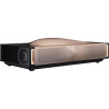 HISENSE L9Q vidéoprojecteur laser UST, vue trois quarts haut-parleur latéral et grille de ventilation