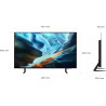 SAMSUNG TQ42S92H TV OLED 42 pouces, schéma dimensions 934,4 x 542,6 mm vues face et profil
